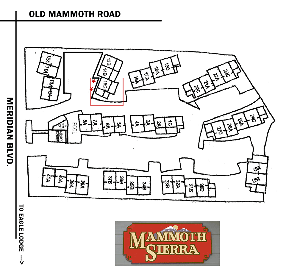 Mammoth Sierra Townhome Map